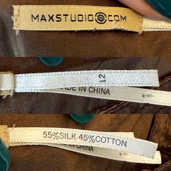 Max Studio Vintage Silk Blend Dress - Picture 6 of 6